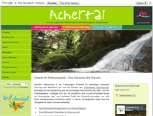 Tablet Screenshot of achertal.de
